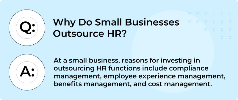 Why Do Small Businesses Outsource HR