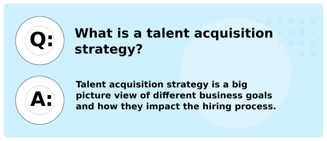 What is a talent acquisition strategy