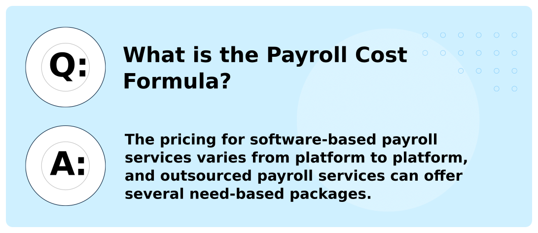 What is the Payroll Cost Formula