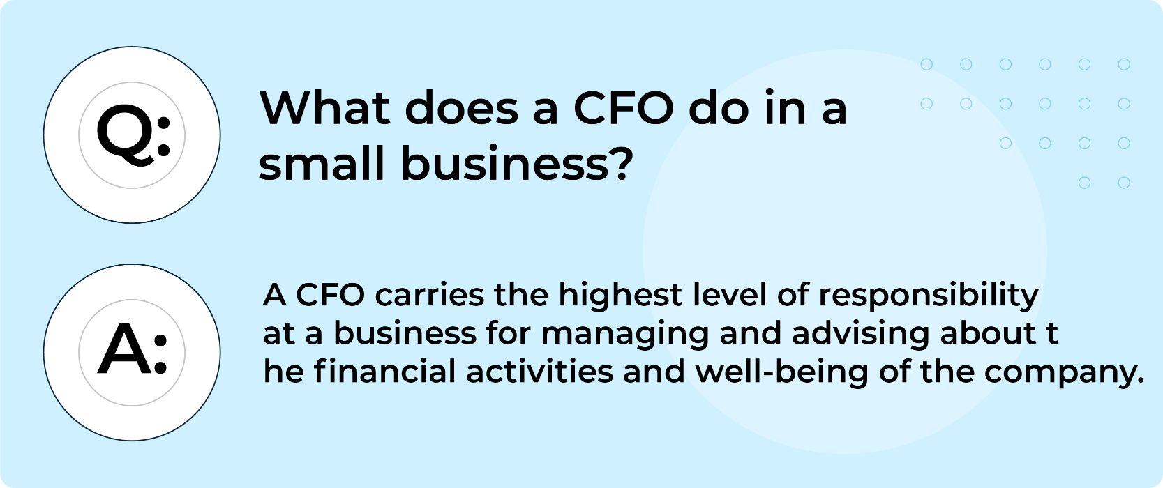 CFO Services for small business