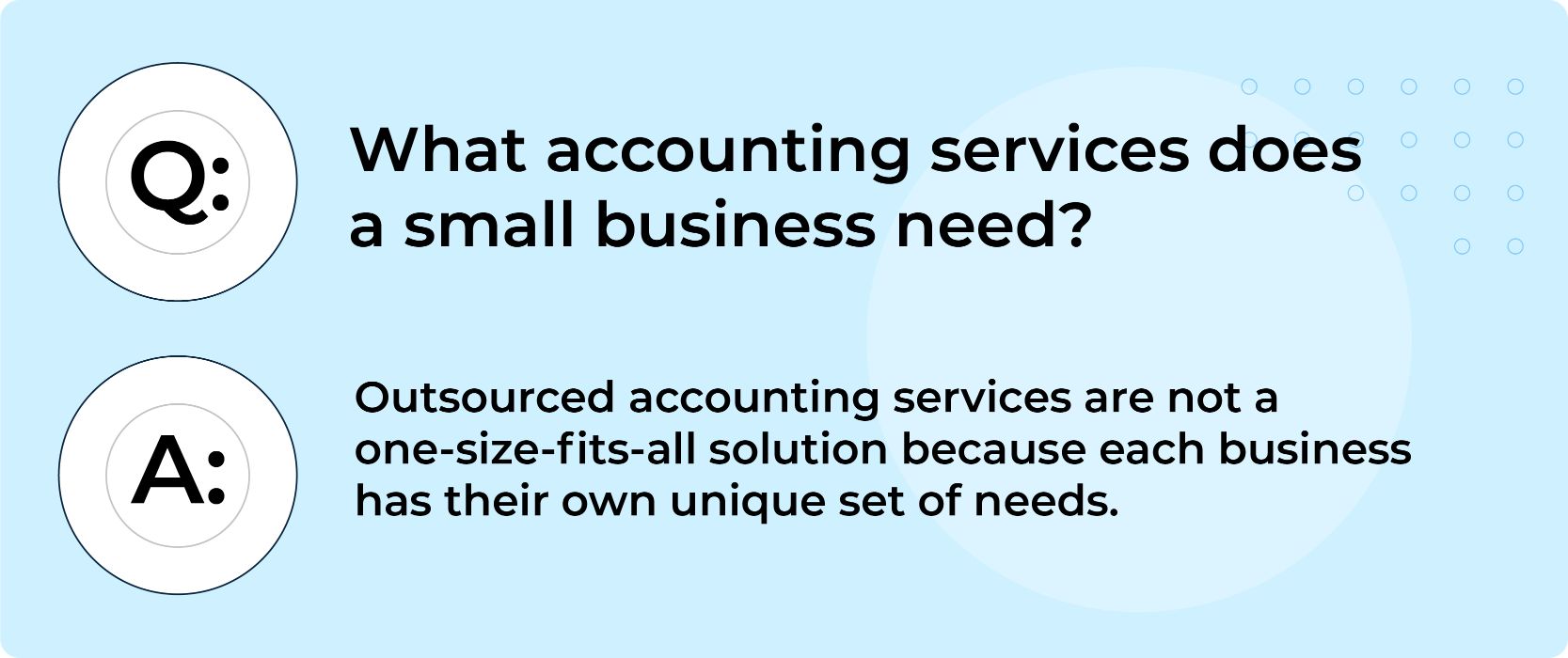 Outsourcing Accounting services for small business